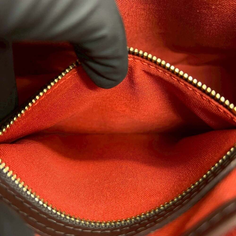 LOUIS VUITTON Vintage Brown Damier Leather Tote Bag - Picture 10 of 10